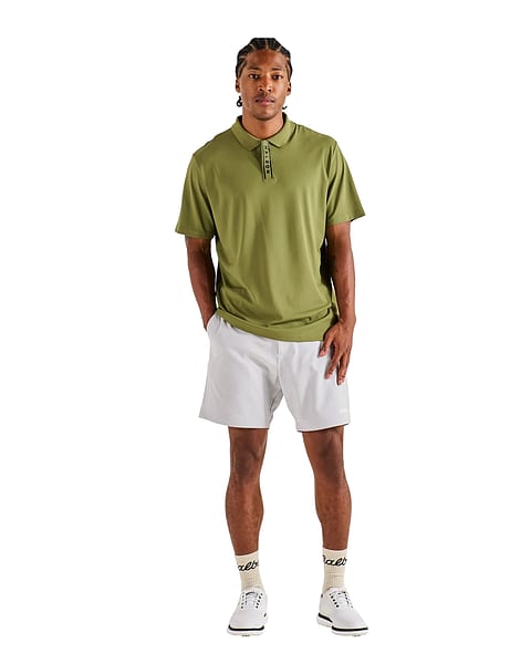 Malbon Block Placket Polo Bolur (grænn)
