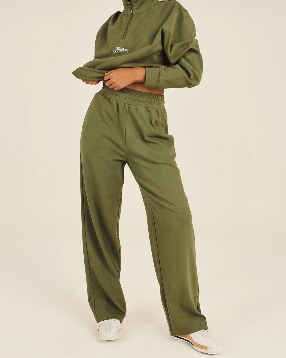 Malbon W Adeline Sweatpant Olivine, mynd 1 af 5