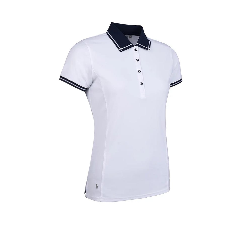 Glenmuir W Zara Polo White/Navy, mynd 1 af 1