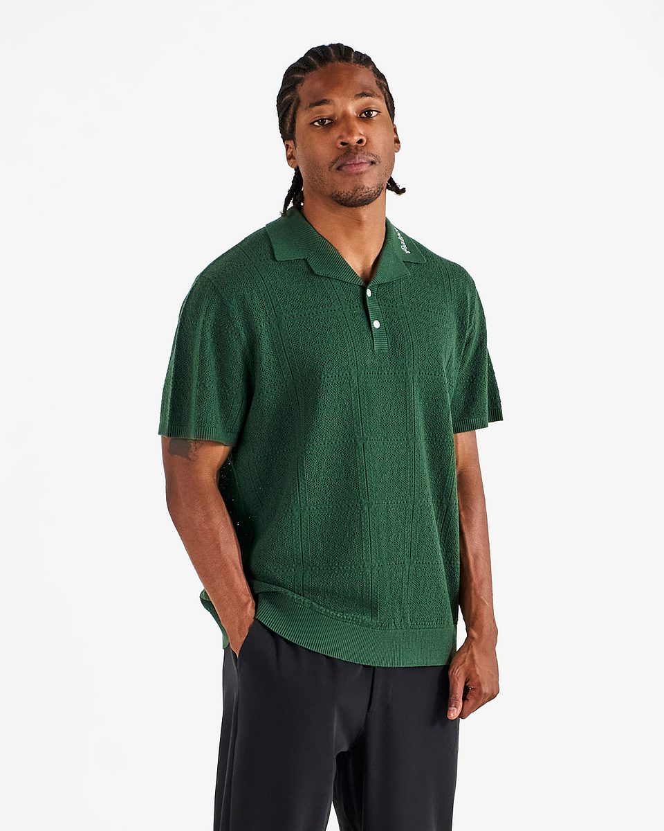 Malbon Resort Crochet Polo, mynd 1 af 9