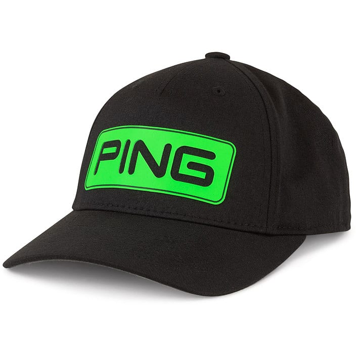 Ping Junior Tour Cap Svört, mynd 1 af 2