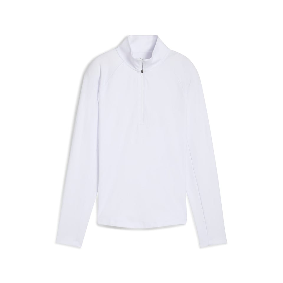 Puma W Pure 2.0 1/4 Zip White, mynd 1 af 6