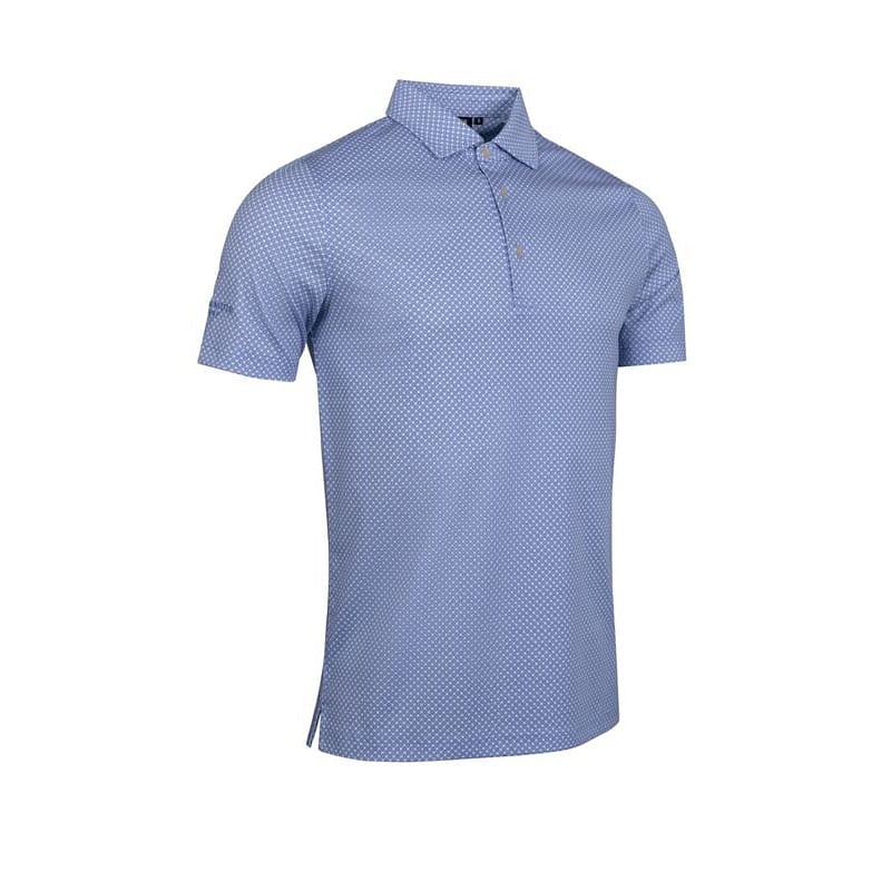 Glenmuir Alyth Polo White/Light Blue, mynd 1 af 1