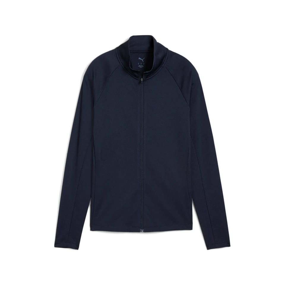 Puma W Lightweight Full Zip Knit Navy, mynd 1 af 2