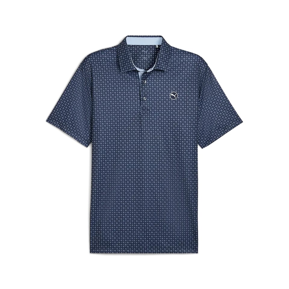 Puma Pure 2.0 Circle Cat Polo Navy, mynd 1 af 2
