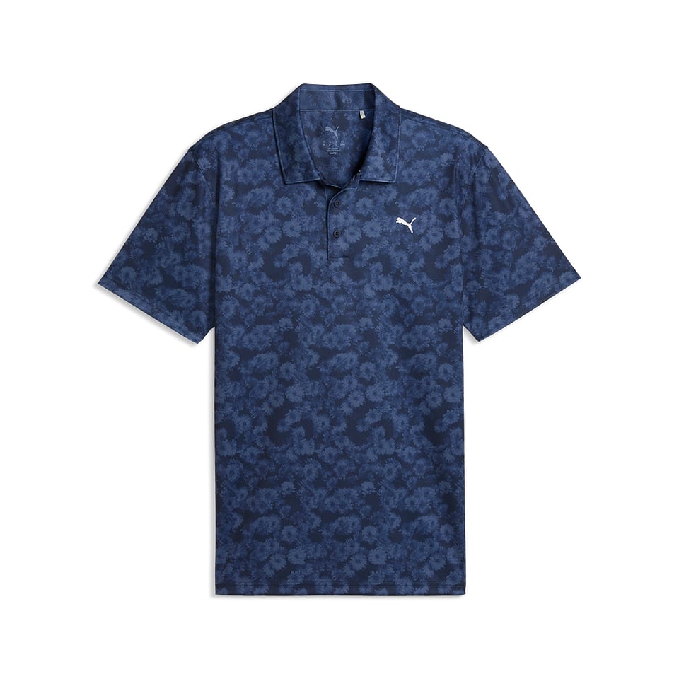 Puma Pure 2.0 Floral Polo Navy, mynd 1 af 2