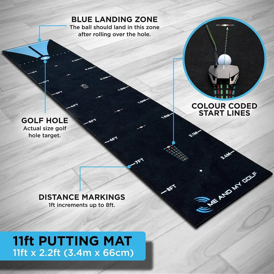 MAMG Breaking Ball Putting Mat 3,3metrar, mynd 1 af 9