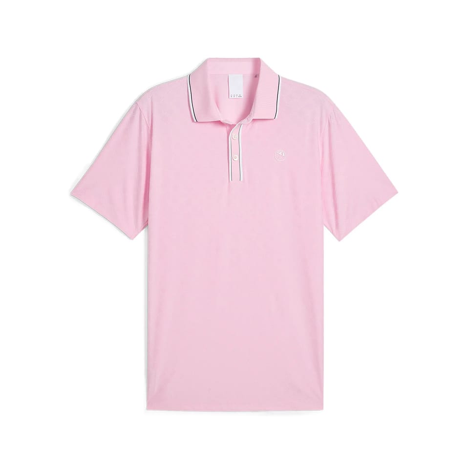 Puma X AP Jacquard Polo Pink, mynd 1 af 2