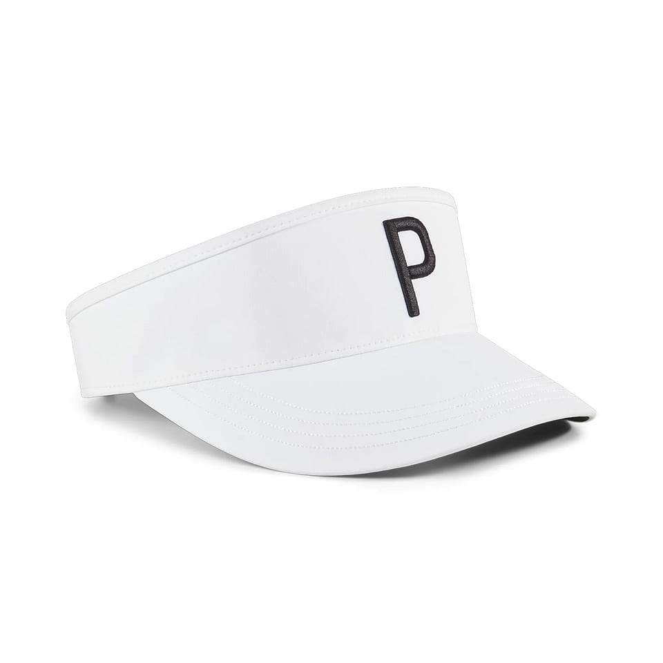 Puma Tech P Adjustable Visor White, mynd 1 af 3