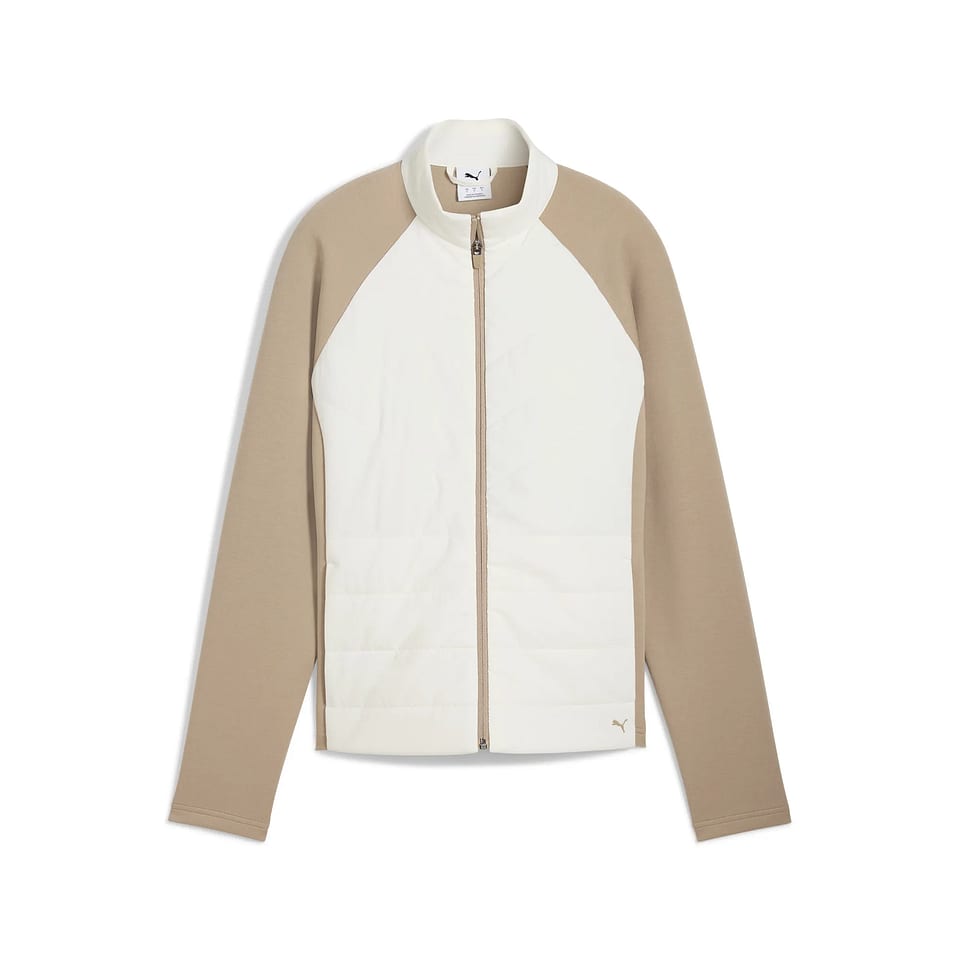 Puma W Fleece Hybrid Jacket White, mynd 1 af 2