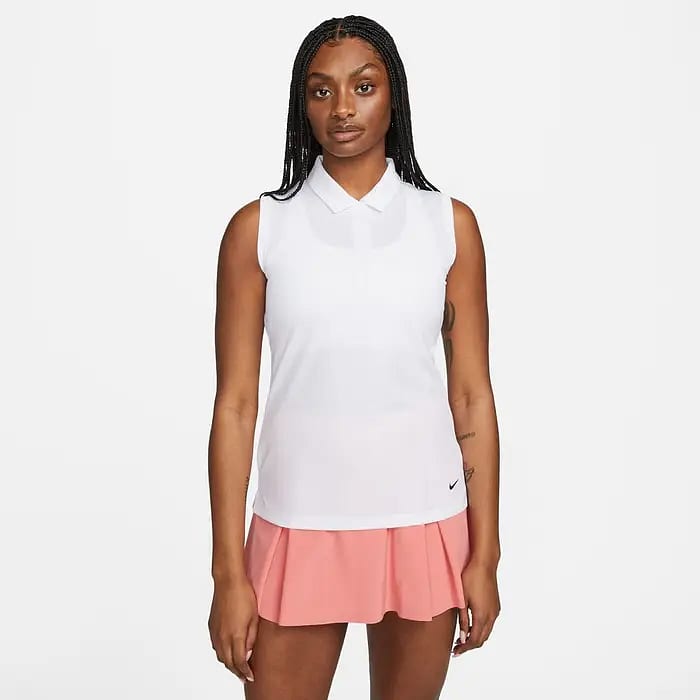 Nike Kvk Victory SL Solid Polo White, mynd 1 af 4