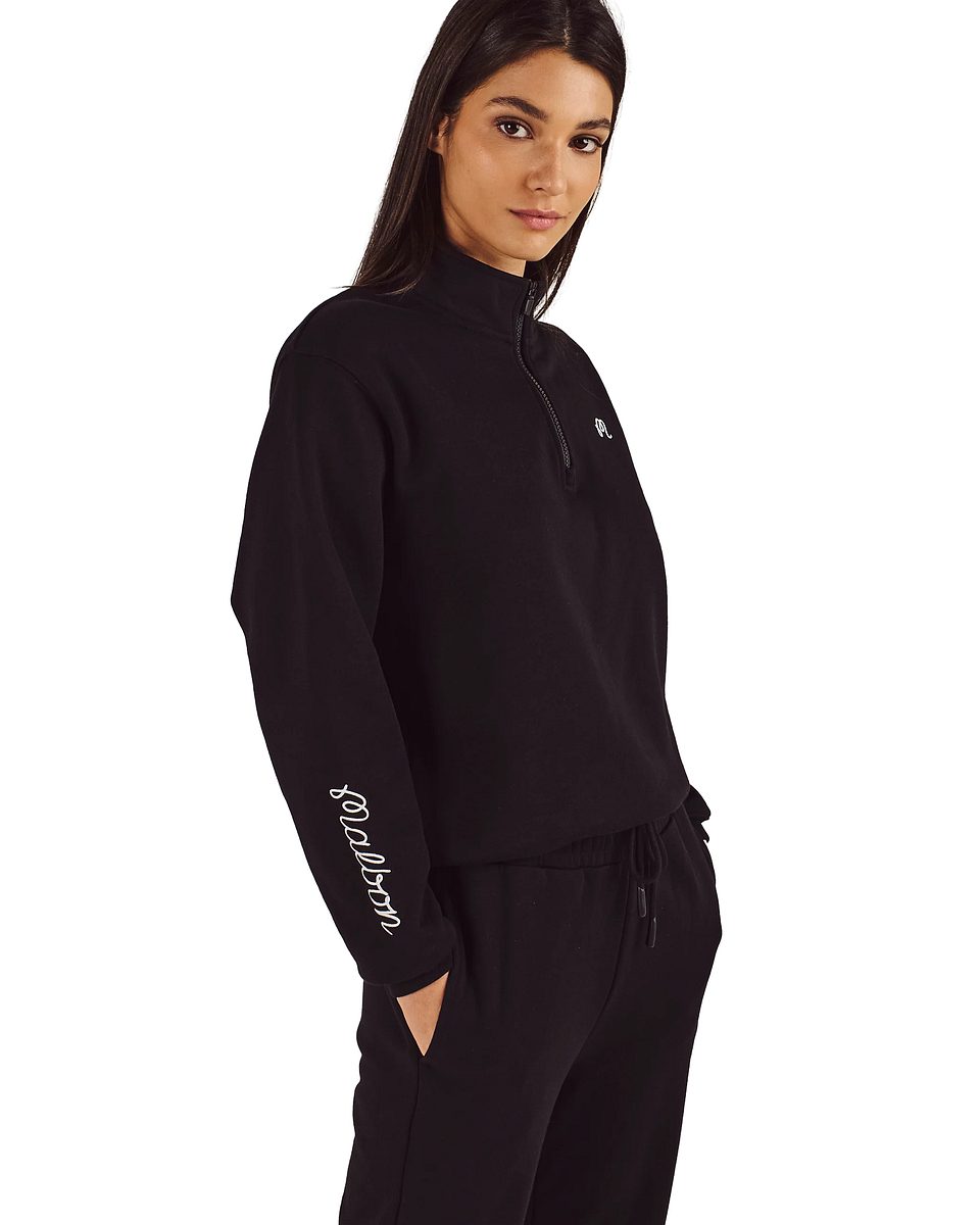 Malbon Delilah Sweatshirt Black, mynd 1 af 4