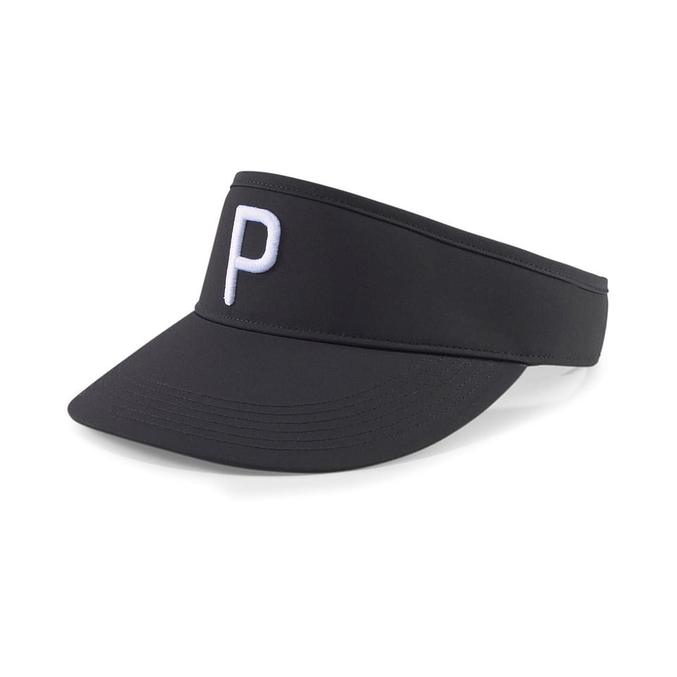 Puma P Adj Visor Black/White, mynd 1 af 3