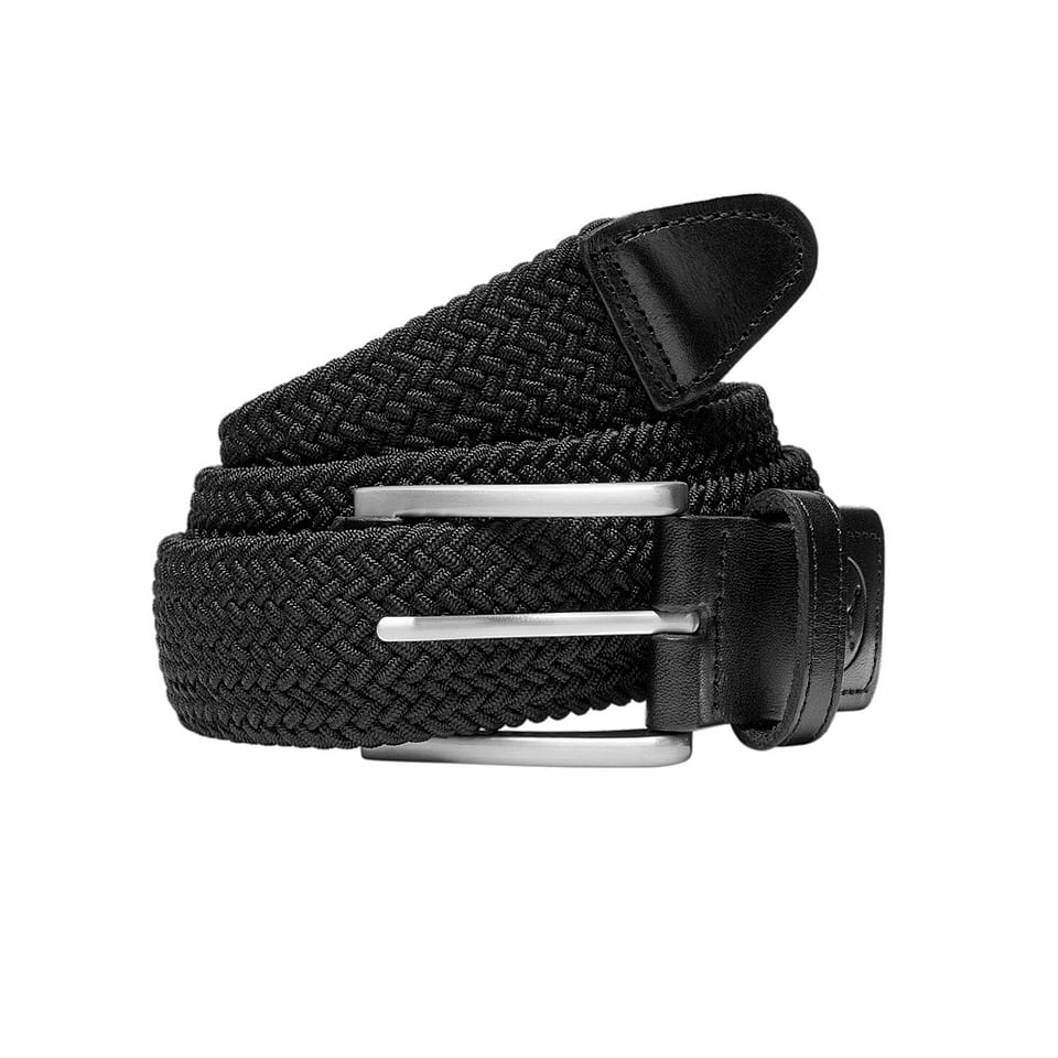Puma Braided Weave Belt Black, mynd 1 af 3