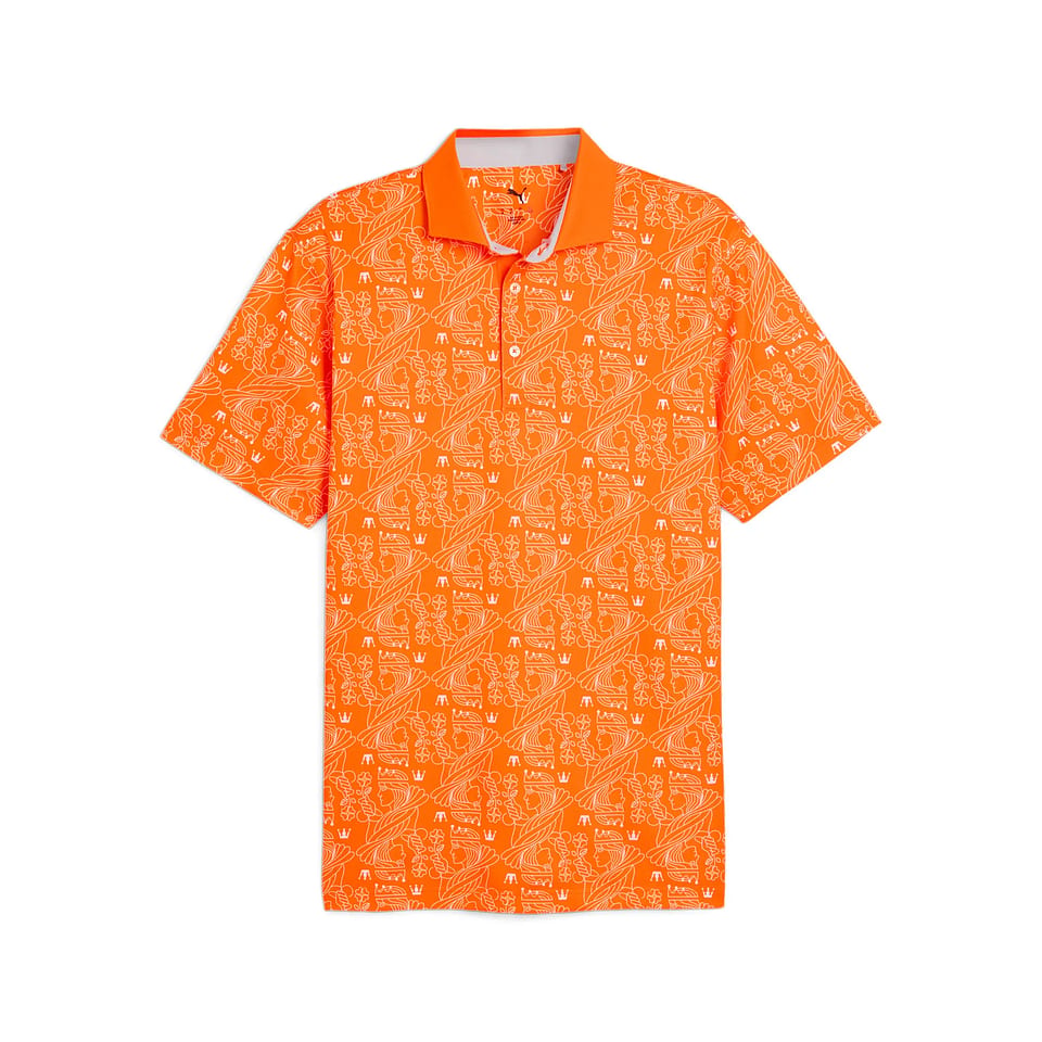 Puma Pique Royal Polo Rickie Orange, mynd 1 af 2