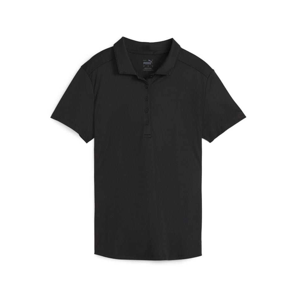 Puma W Pure SS Polo Black, mynd 1 af 2