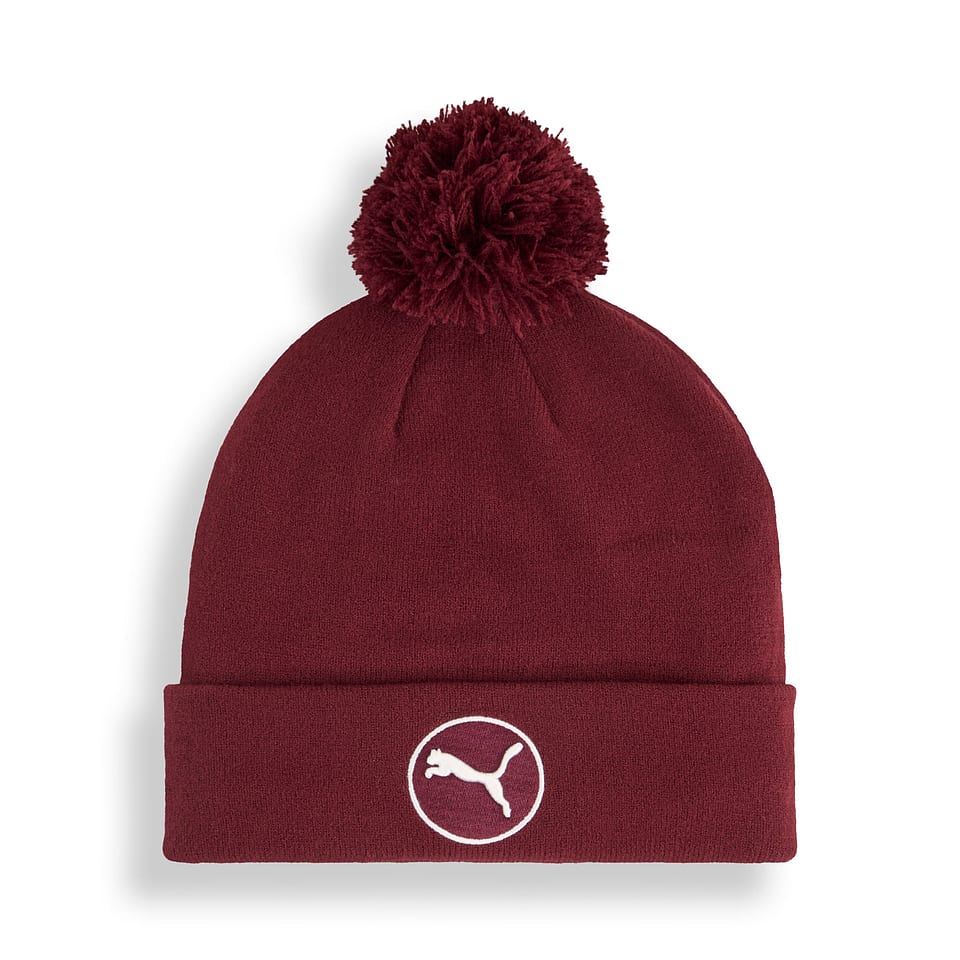 Puma Wrmlbl Remov Pom Beanie Ruby Red, mynd 1 af 3