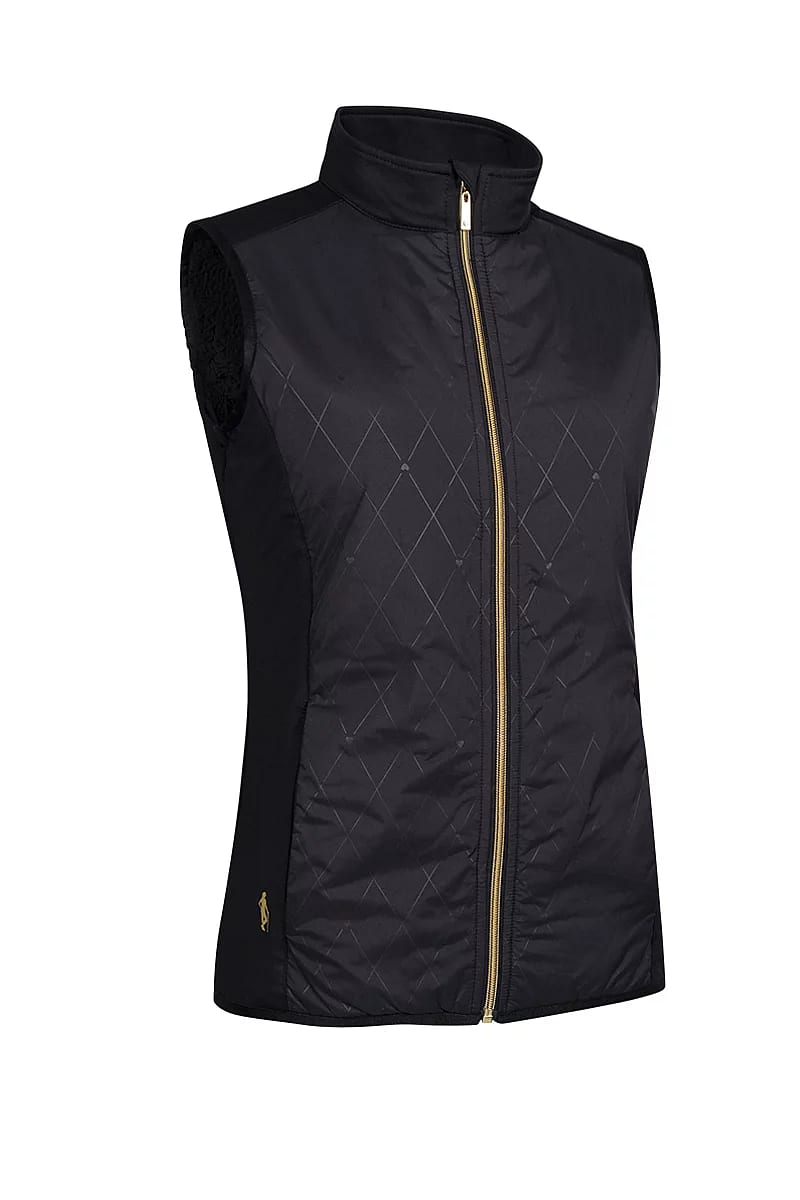 Glenmuir W Calla Vest Black Diamond/Gold, mynd 1 af 2