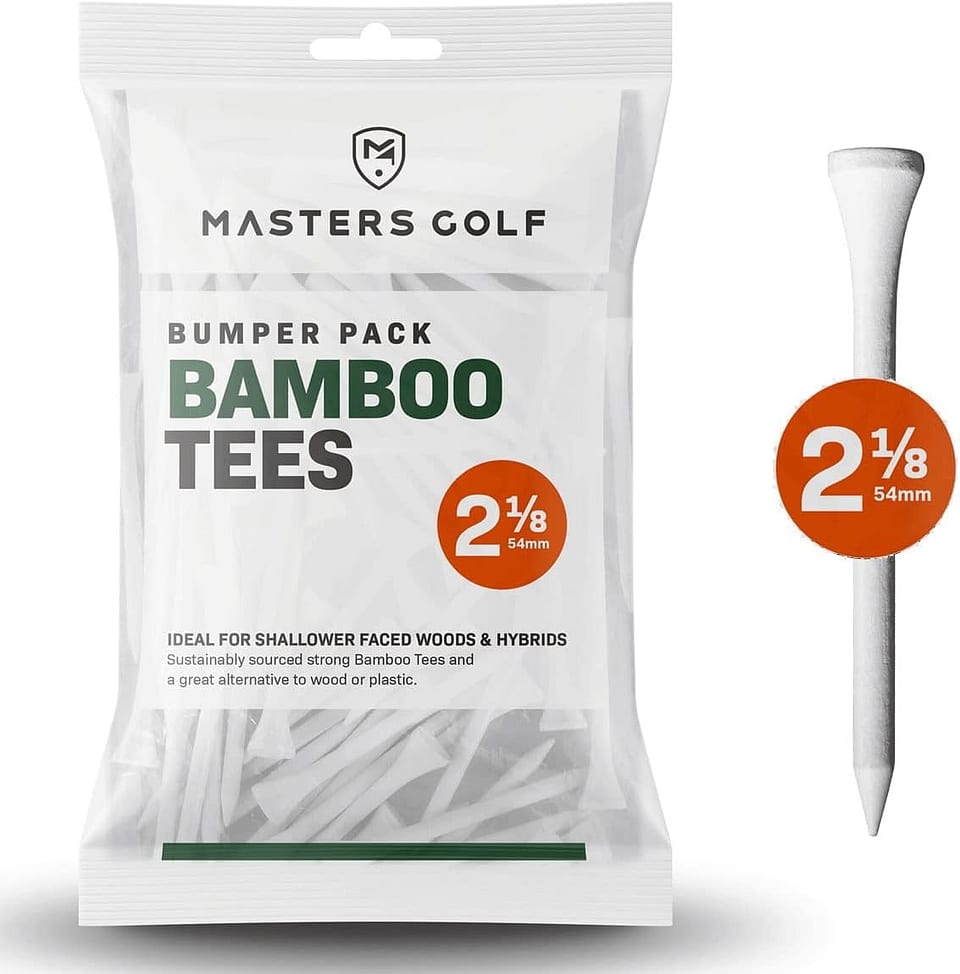 Masters Bamboo Tee hvít, mynd 1 af 3