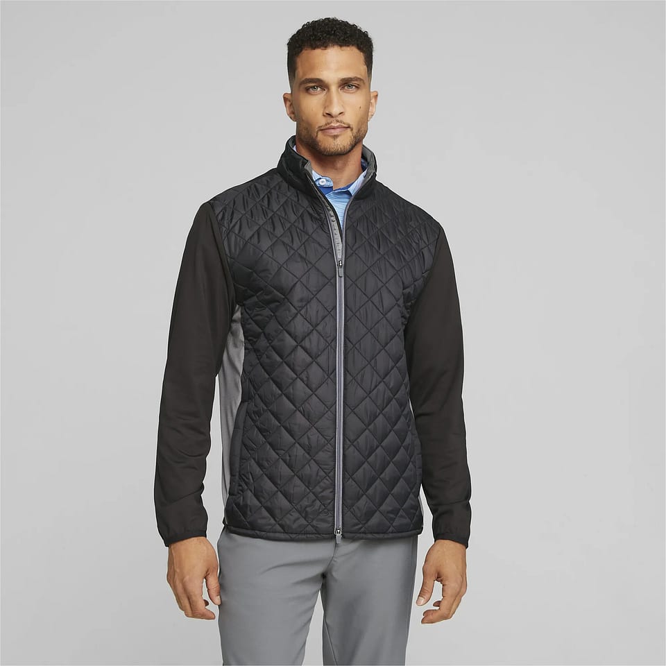 Puma Frost Quilted Jacket Black, mynd 1 af 7