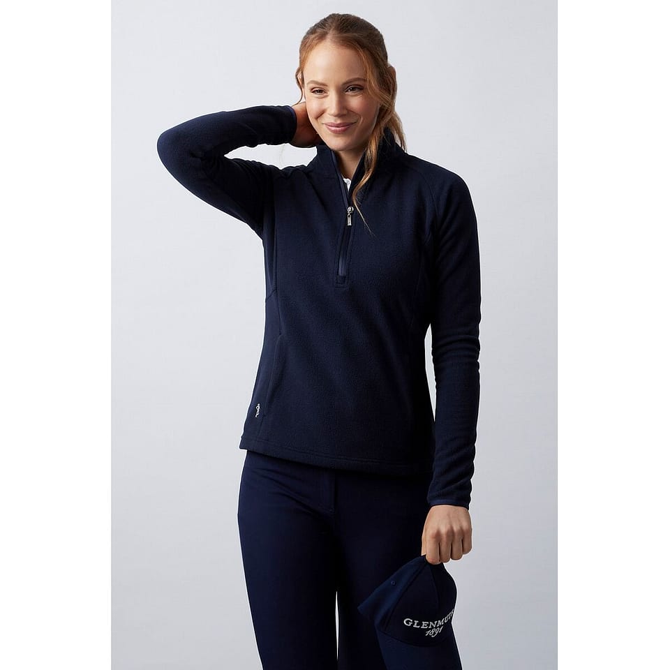 Glenmuir W Joni 1/4zip Navy, mynd 1 af 1