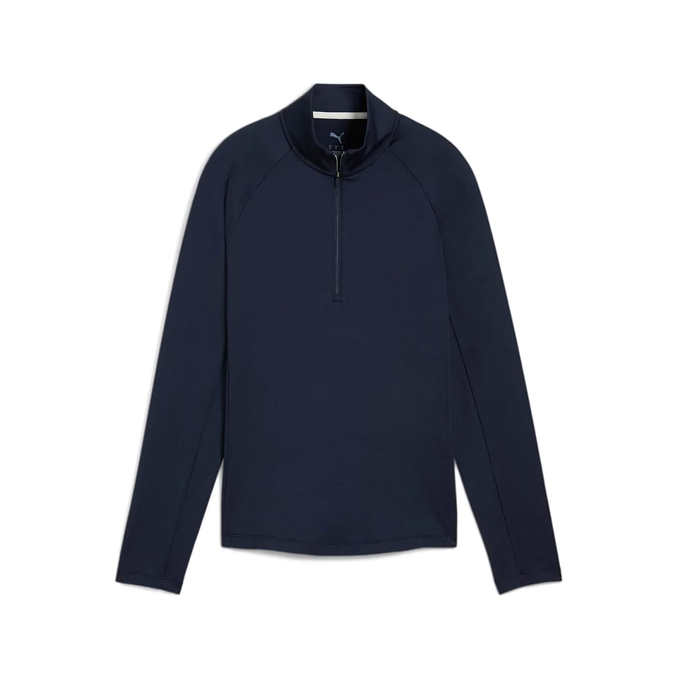 Puma W Pure 2.0 1/4 Zip Navy, mynd 1 af 2
