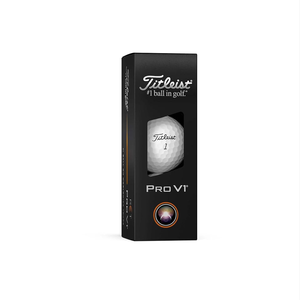 Titleist RCT ProV1 3stk Trackman White, mynd 1 af 5
