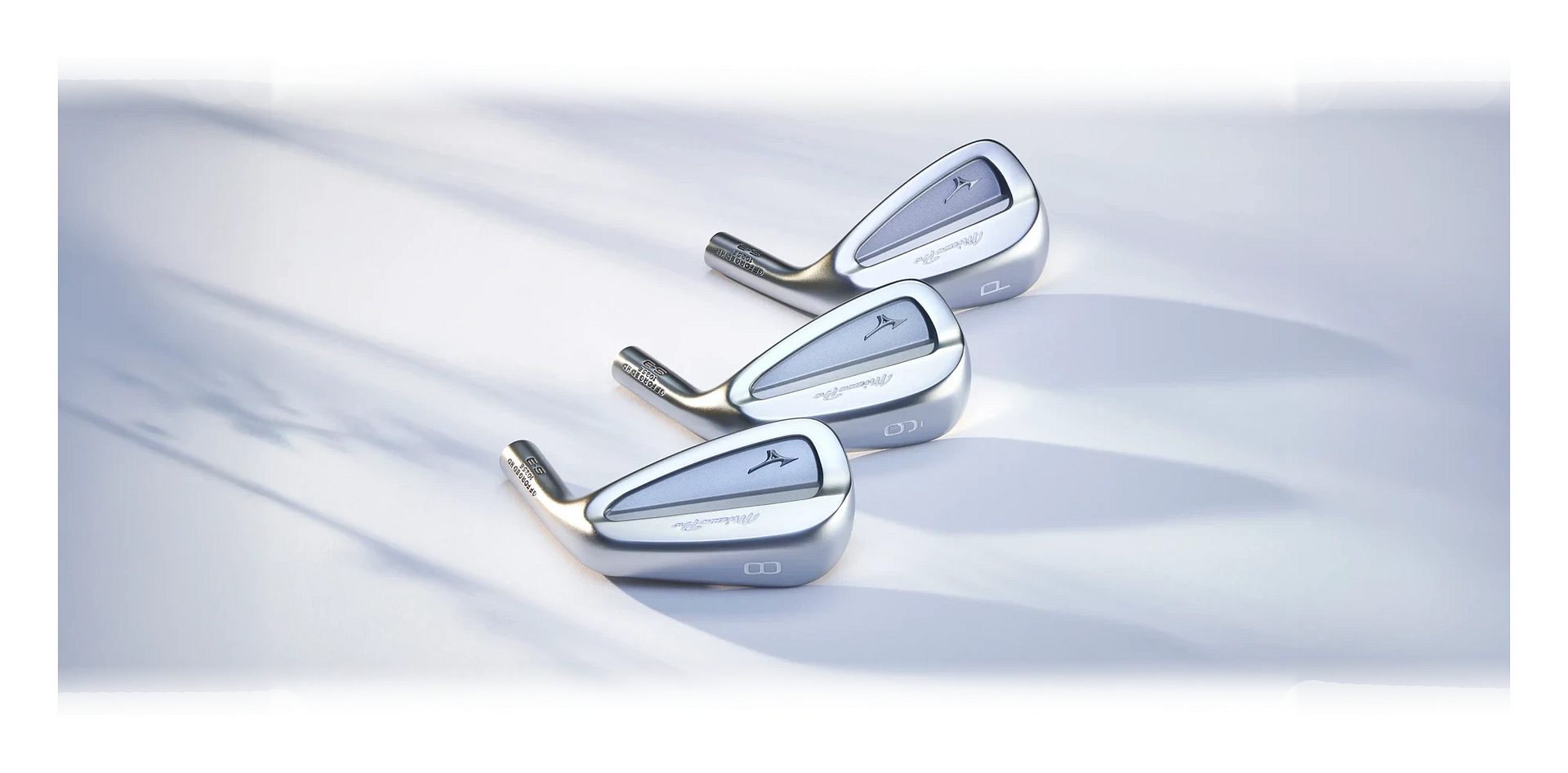 Þrjú Mizuno Pro S-3 járn