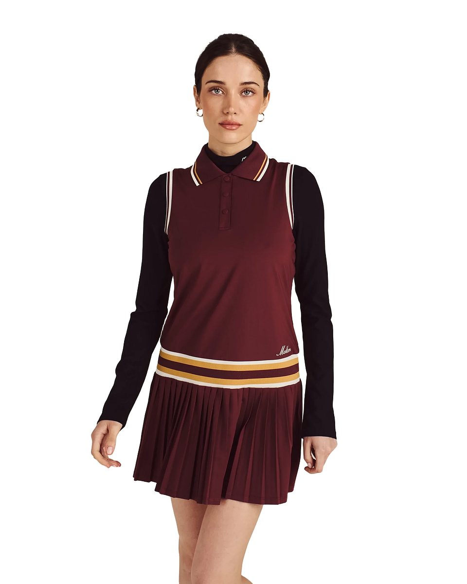 Malbon Bella kjóll — Red Mahogany, mynd 1 af 4