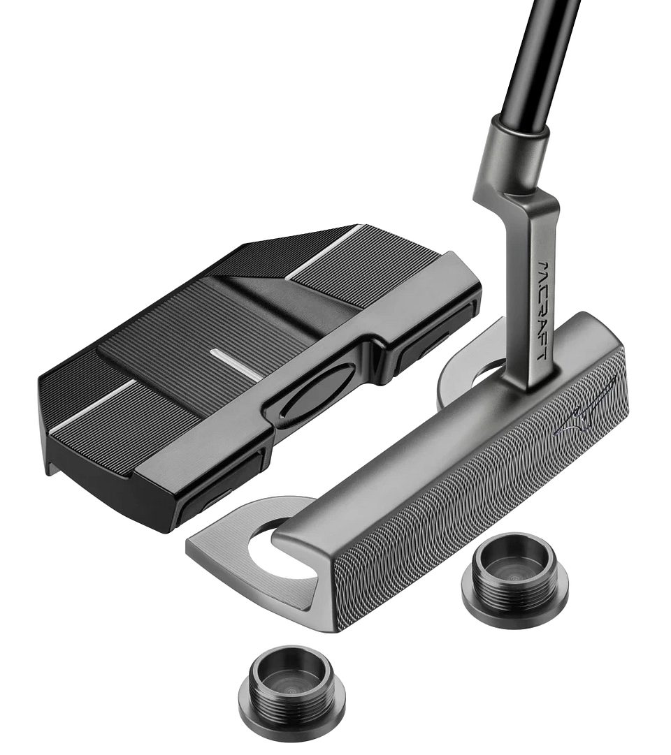 Mizuno M.CRAFT X pútter með Zero Torque hálsi og útskiptanlegum lóðum
