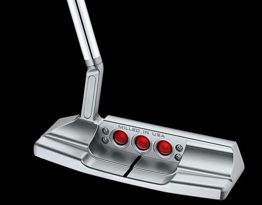 Scotty Cameron Studio Style Newport 2.5 Plus pútter séður aftan frá