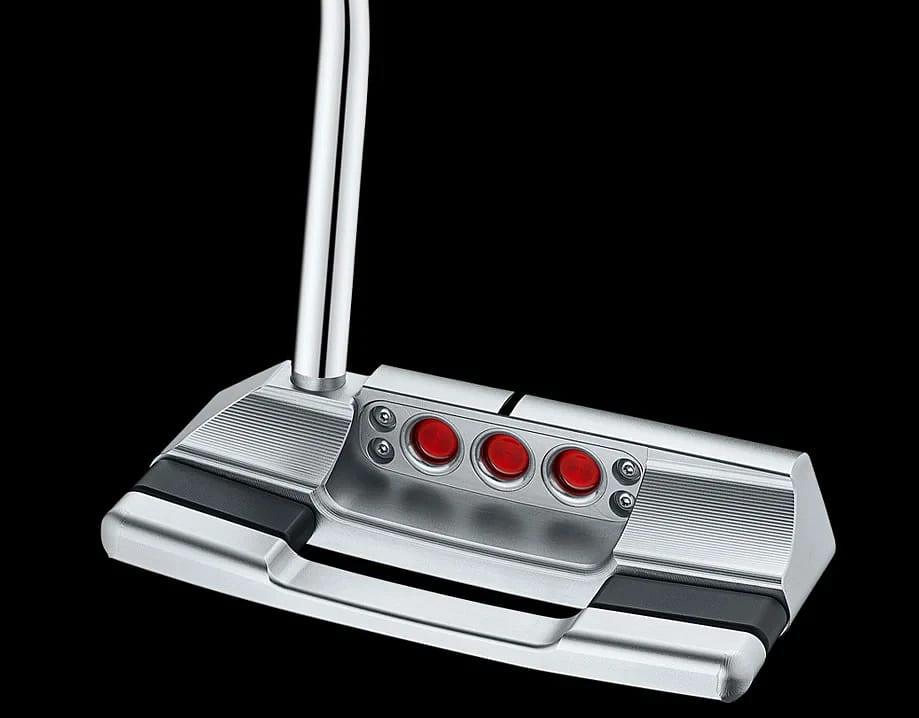 Scotty Cameron Studio Style Squareback pútter séður aftan frá