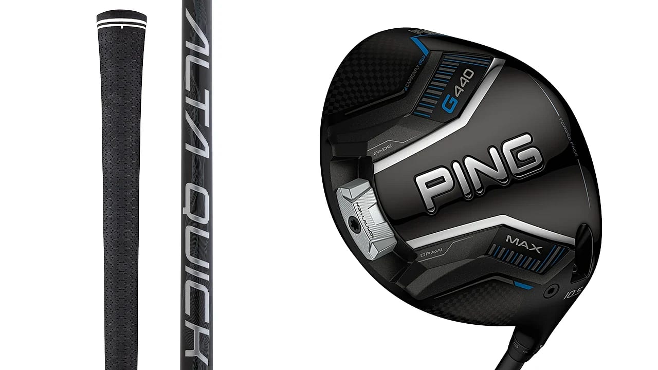 Ping G440 Max HL driver með ALTA Quick skafti og Lamkin gripi