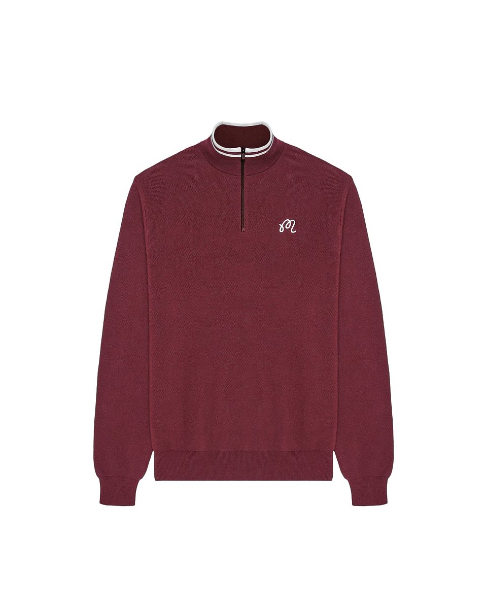 Malbon Sorrel Sweater Oxblood, mynd 1 af 5