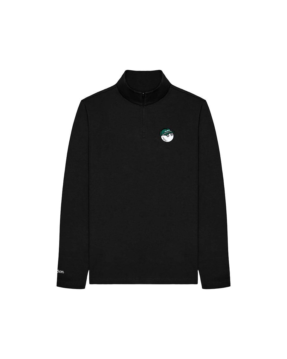 Malbon Flyer Midlayer Black, mynd 1 af 5