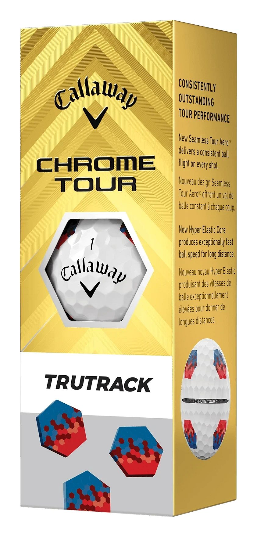 Callaway Chrome Tour 24 TruTrack golfboltar (3 stk), mynd 1 af 4