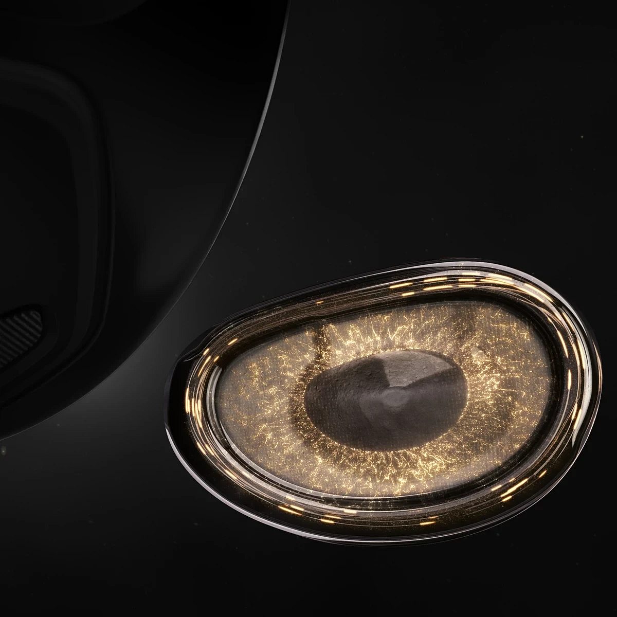 Bakhlið höggflatarins í Titleist GT driver með upplýstan Speed Ring hring