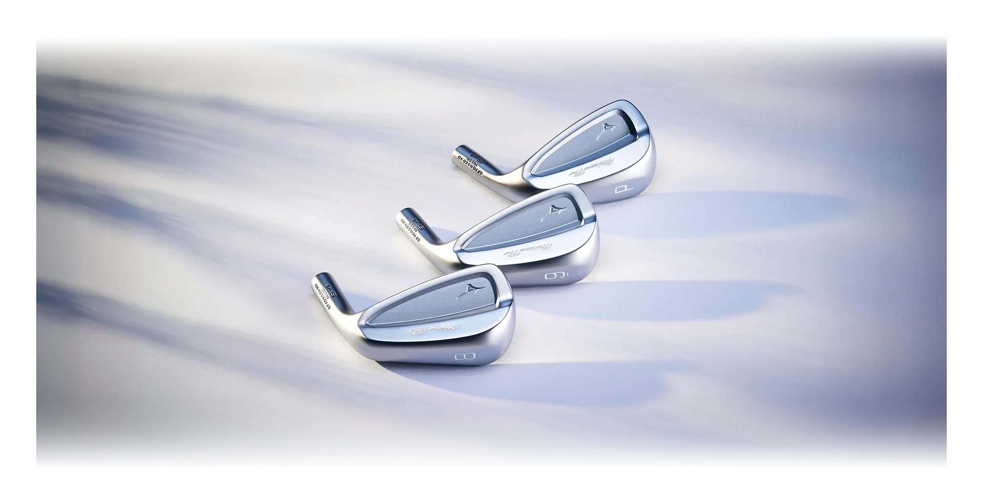 Þrjú Mizuno Pro S-4 járn