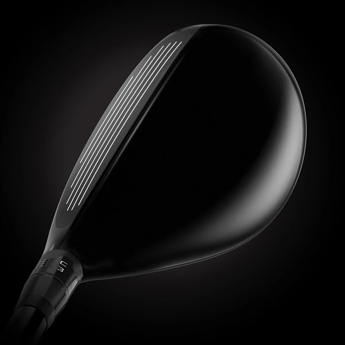 Svört króna Titleist GT2 hybrid séð ofan frá