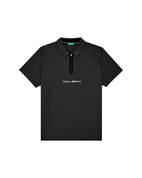 Malbon Raglan Zip pólóbolur