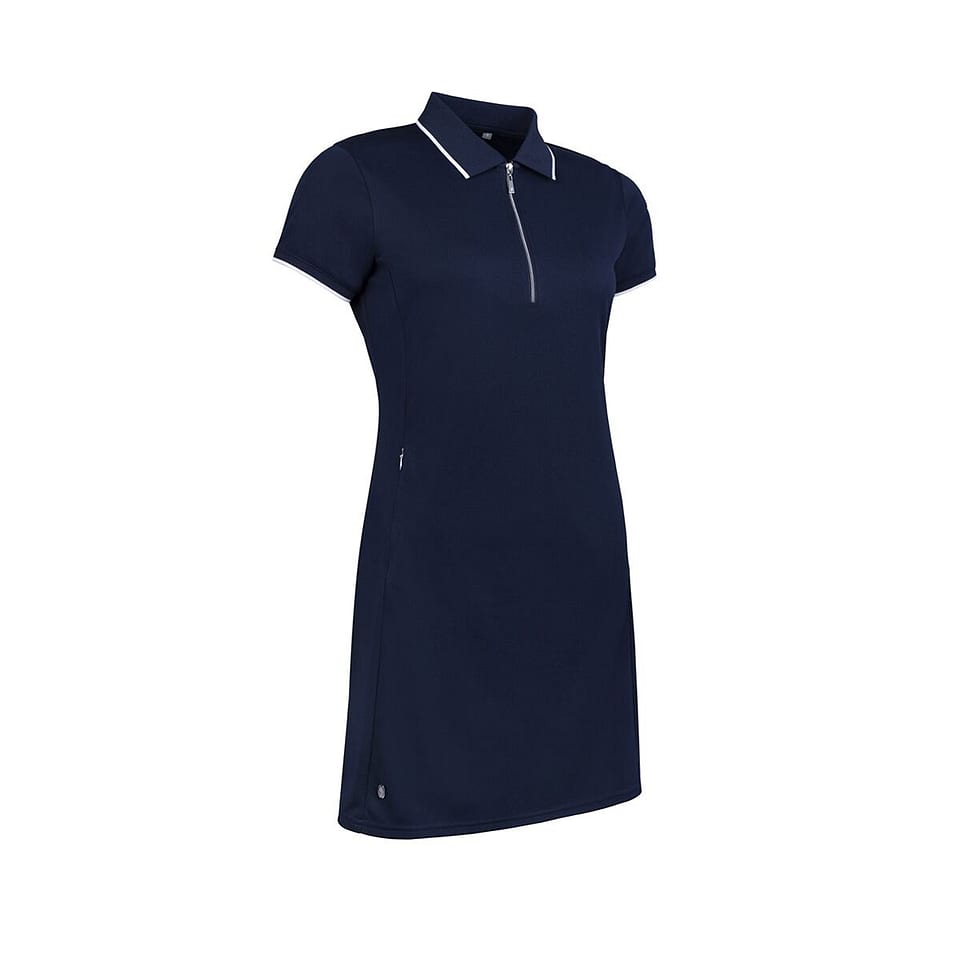 Glenmuir W Victoria Dress Navy/White, mynd 1 af 3