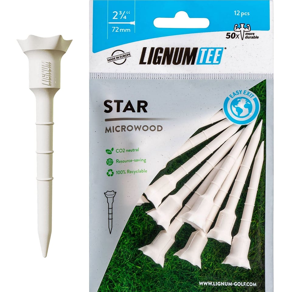 Lignum Tee 72mm White, mynd 1 af 1