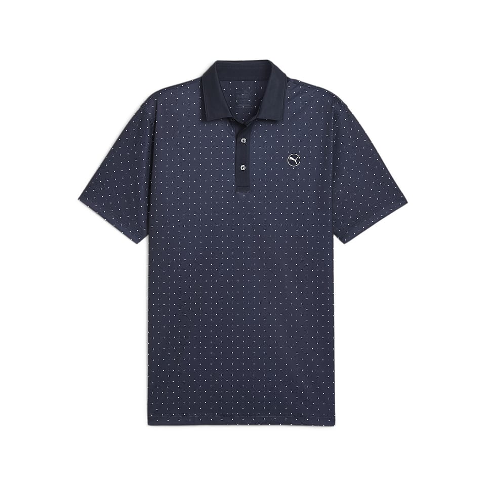 Puma Pure Geo Polo Navy/White, mynd 1 af 2