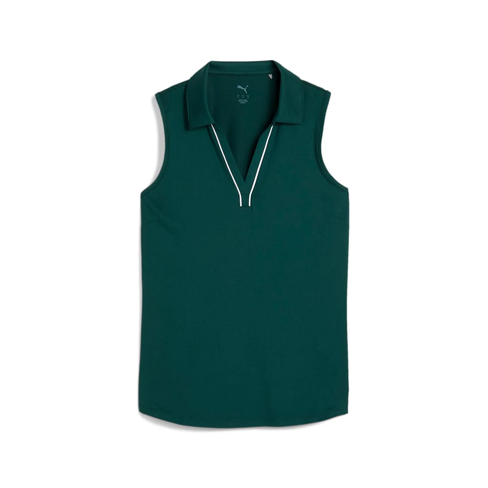Puma W Cloudspun Piped SL Polo Myrtle, mynd 1 af 2