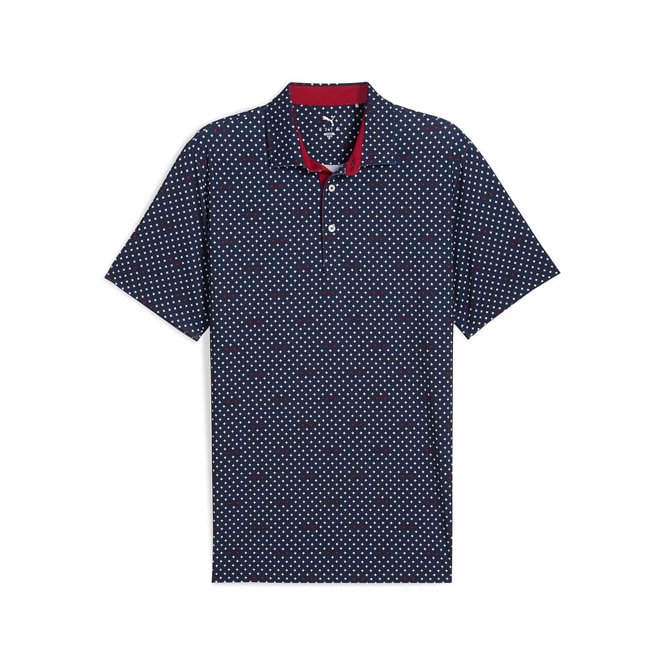 Puma Mattr Burgh Polo Navy/White, mynd 1 af 5