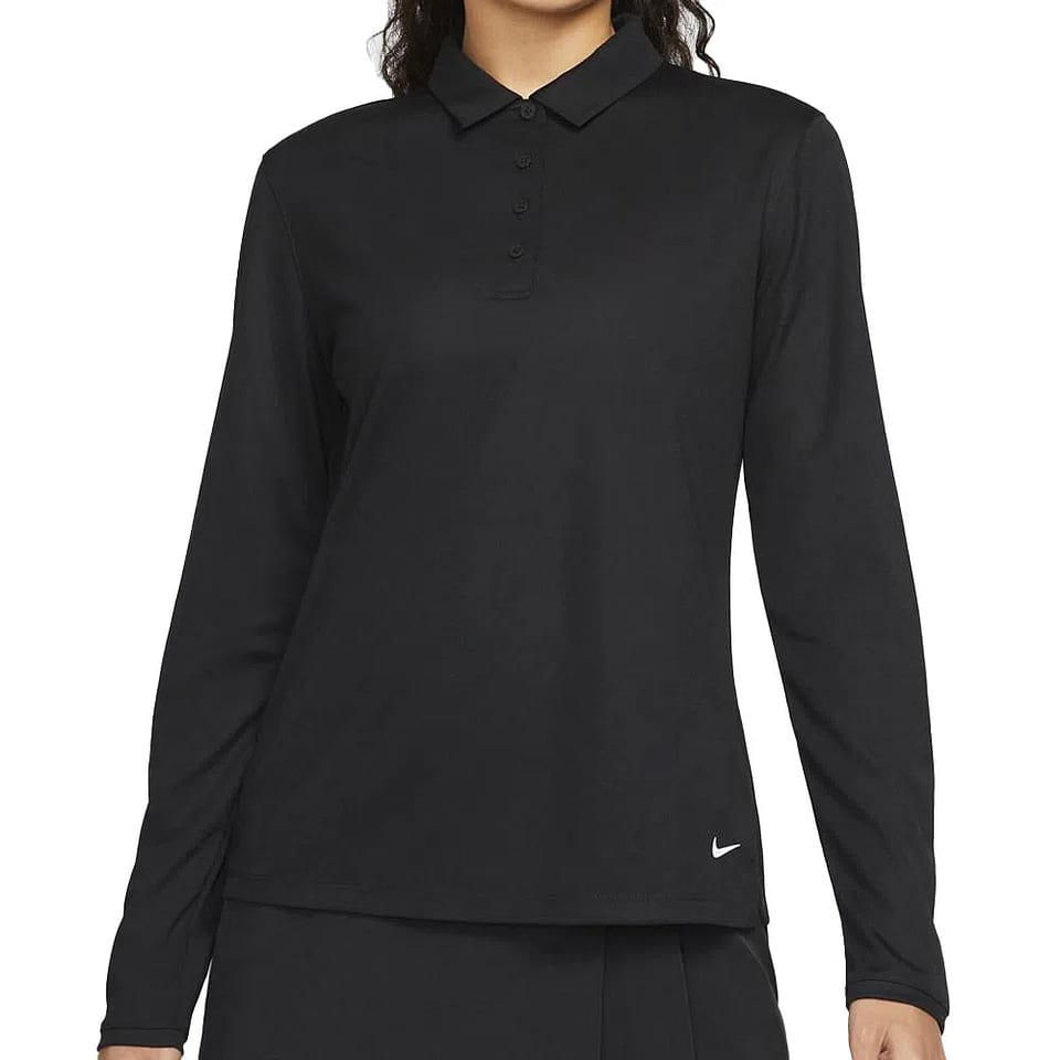 Nike KVK Victory LS Polo Black 24, mynd 1 af 3