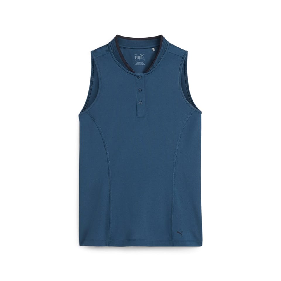 Puma W Range SL Pique Top Blue, mynd 1 af 2