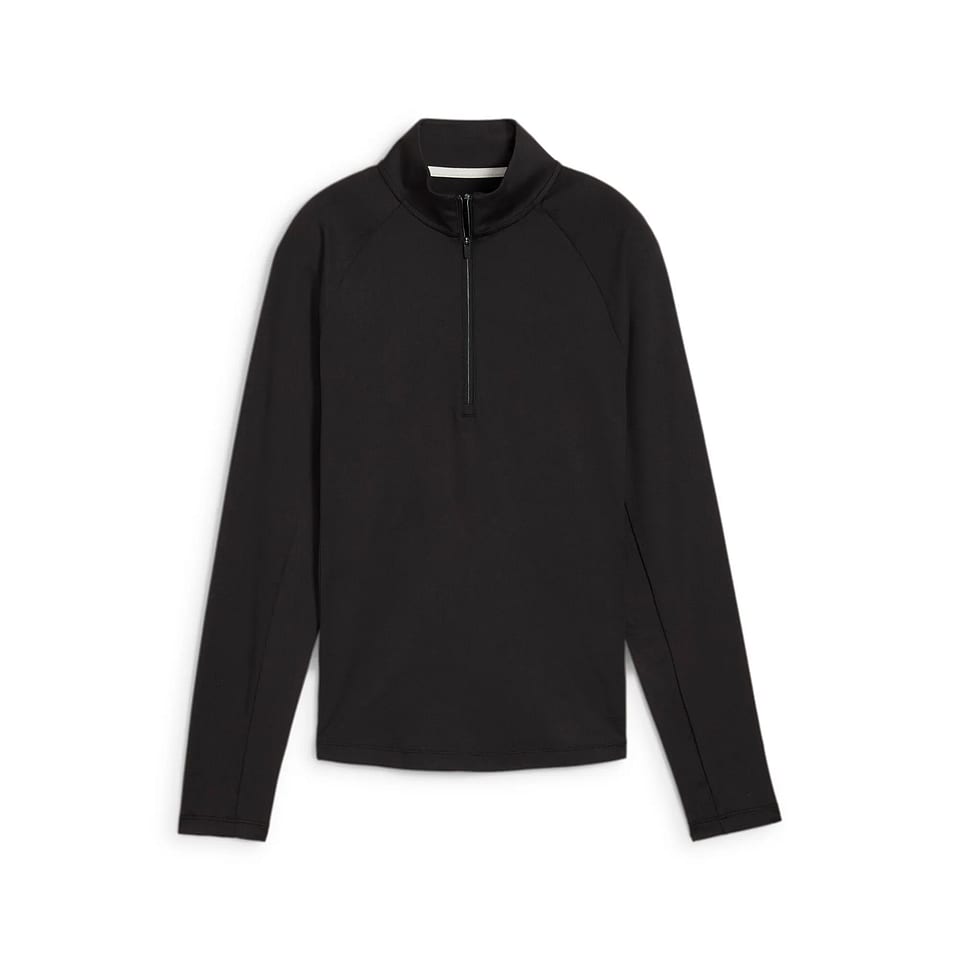 Puma W Pure 2.0 1/4 Zip Black, mynd 1 af 2