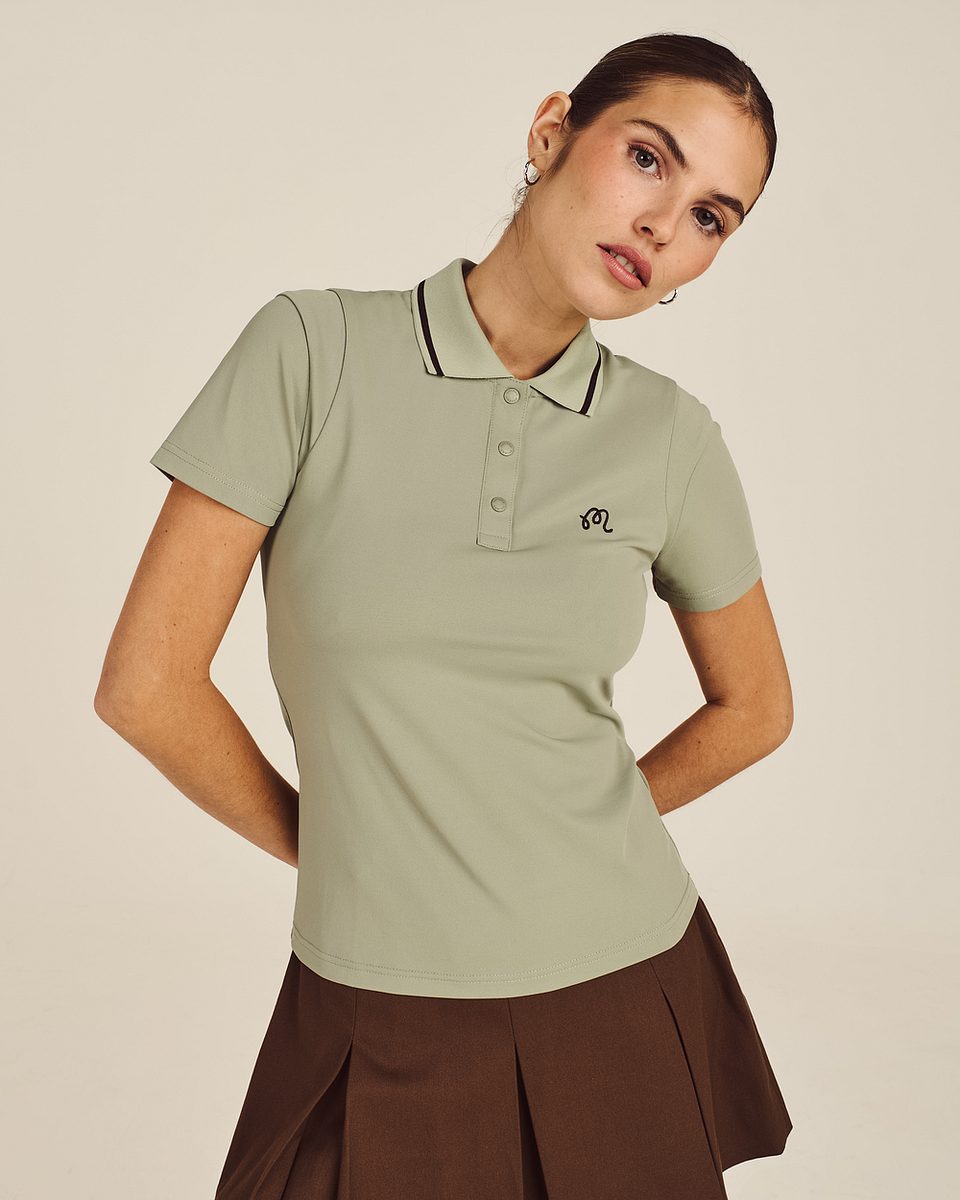 Malbon W Evergreen Paloma SS Polo, mynd 1 af 6