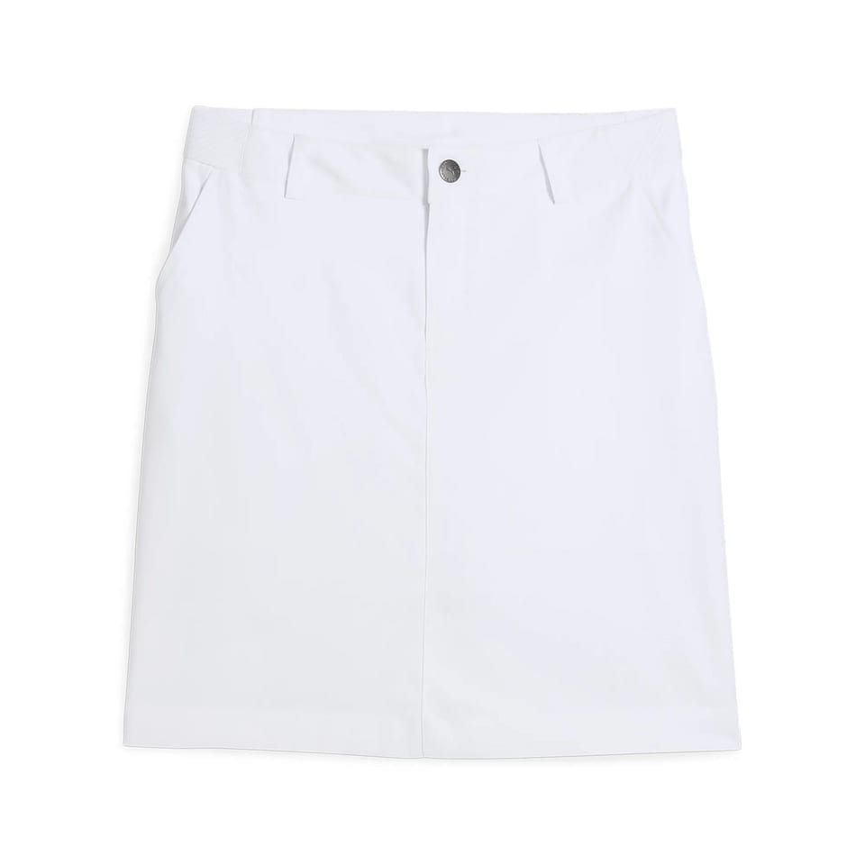 Puma W Jan Golf Skirt 20" White, mynd 1 af 2